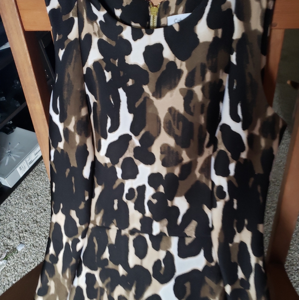 Animal print CK dress